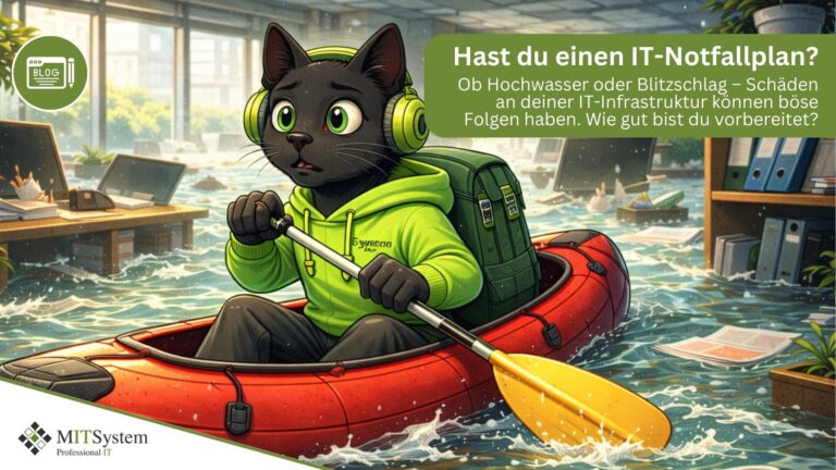 Ob Hochwasser oder Blitzschlag – Schäden an deiner IT-Infrastruktur können böse Folgen haben. Wie gut bist du mit deinem Unternehmen in Kassel vorbereitet? Hast du einen IT-Notfallplan?