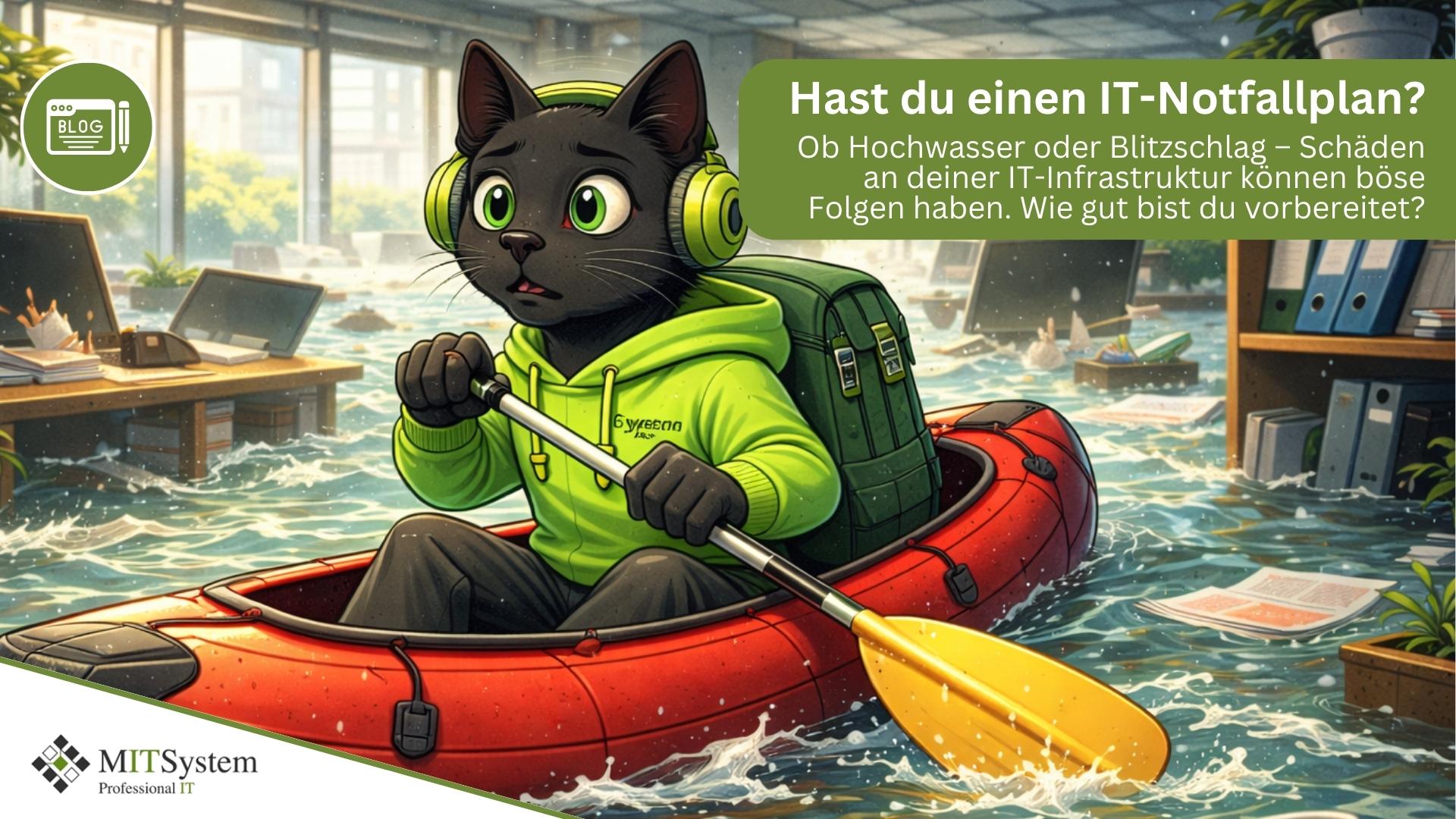 Ob Hochwasser oder Blitzschlag – Schäden an deiner IT-Infrastruktur können böse Folgen haben. Wie gut bist du mit deinem Unternehmen in Kassel vorbereitet? Hast du einen IT-Notfallplan?
