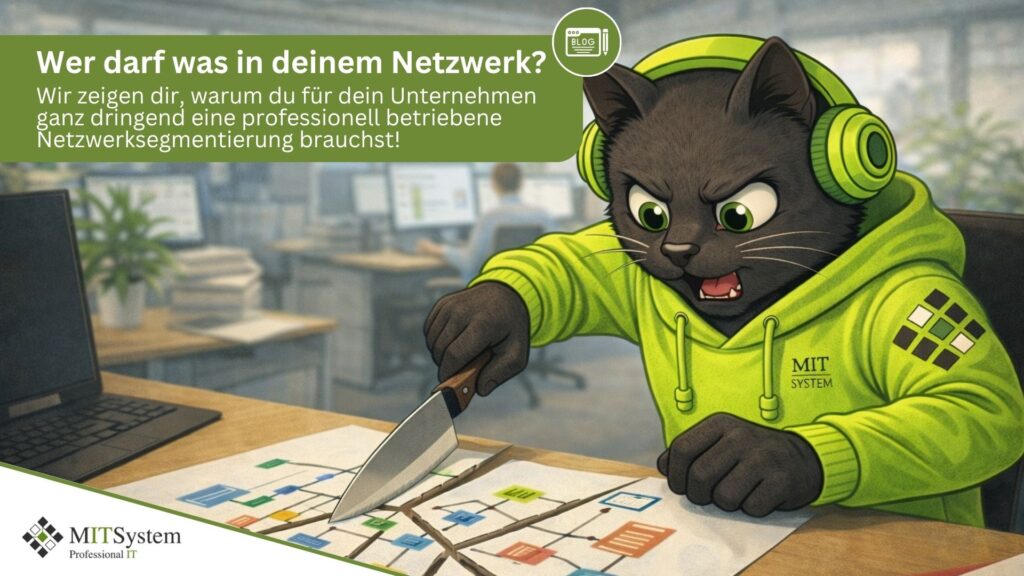 Fehlende Netzwerksegmentierung – Warum hat sich ein Angriff auf einen einzelnen Rechner so schnell im gesamten Netzwerk ausgebreitet? MIT System aus Kassel erklärt es dir.