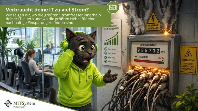 Energieeffiziente IT-Infrastruktur – So senkst du den Stromverbrauch der IT deines Unternehmens in Kassel!