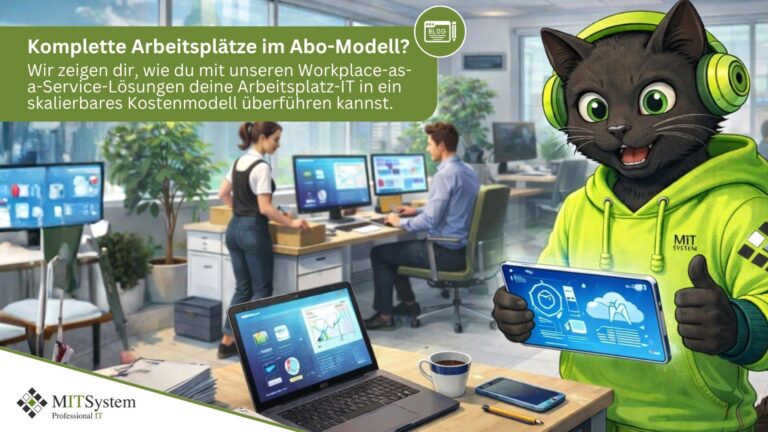 Workplace as a Service von MIT-System aus Kassel für besser planbare IT-Kosten für dein Unternehmen.
