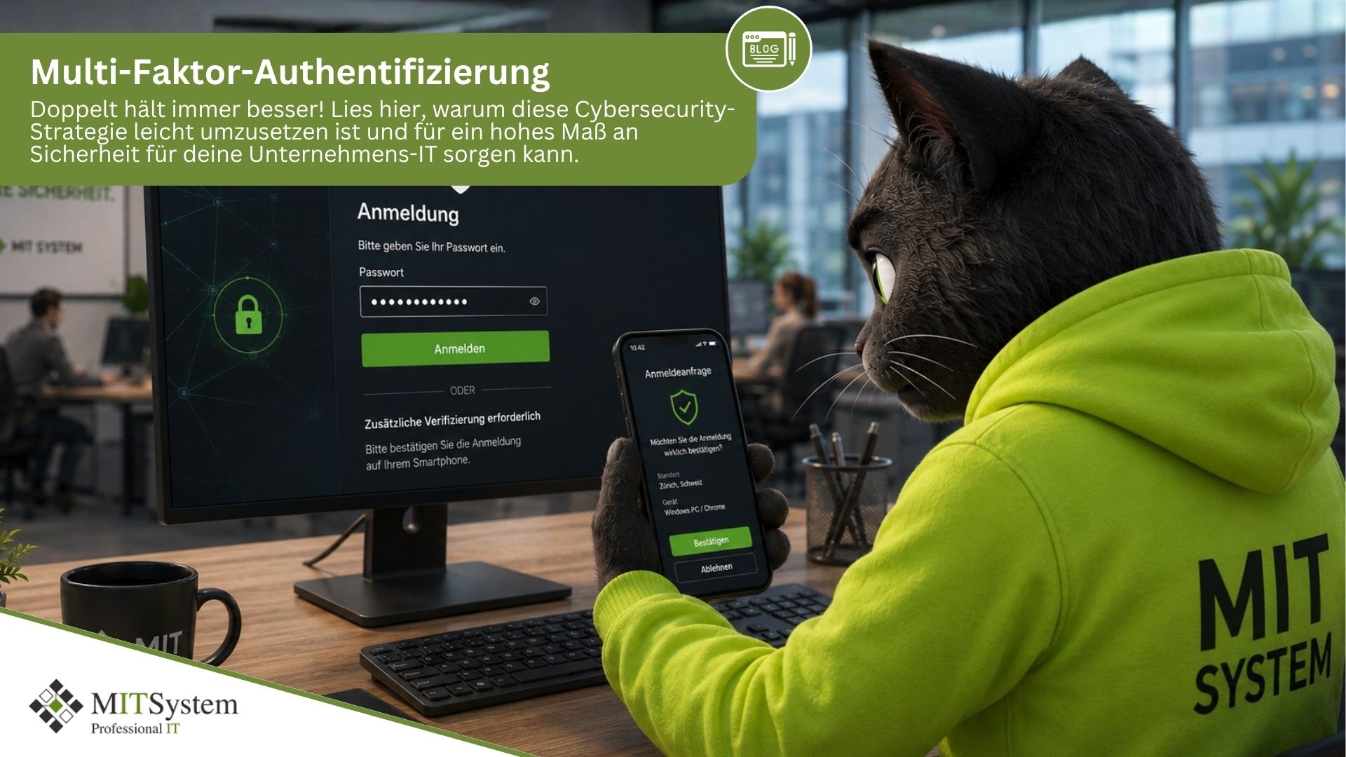 Multi-Faktor-Authentifizierung für dein Unternehmen mit MIT-System aus Kassel.