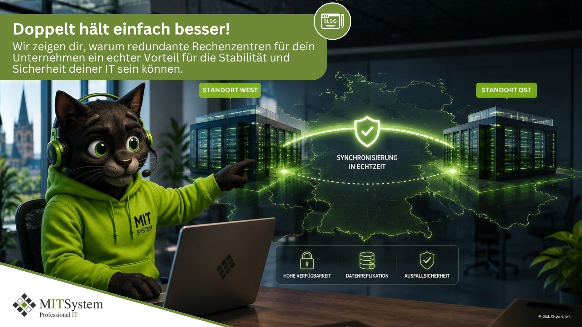Georedundante Rechenzentren: Warum dich ein zweiter Standort ruhig schlafen lässt