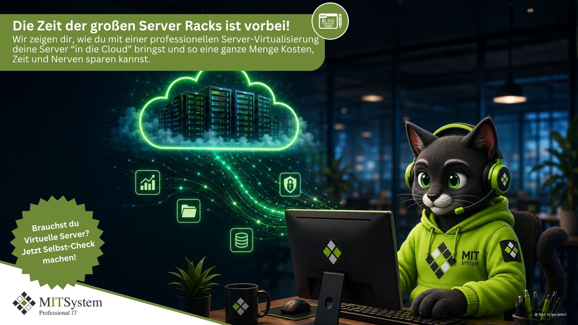 Wenn der Serverraum zum Kostenfresser wird – Server-Virtualisierung mit MIT-System aus Kassel einfach erklärt