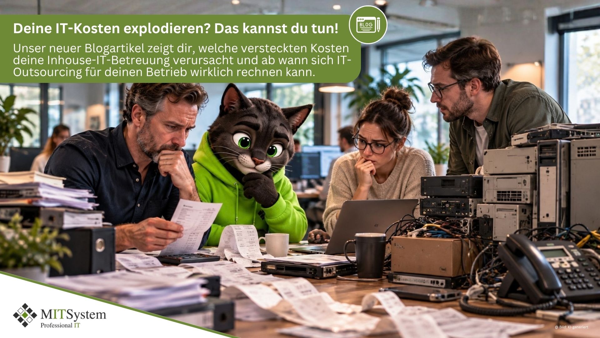 Die unsichtbaren Kosten deiner Unternehmens-IT – Ab wann sich IT-Outsourcing für den Mittelstand rechnet